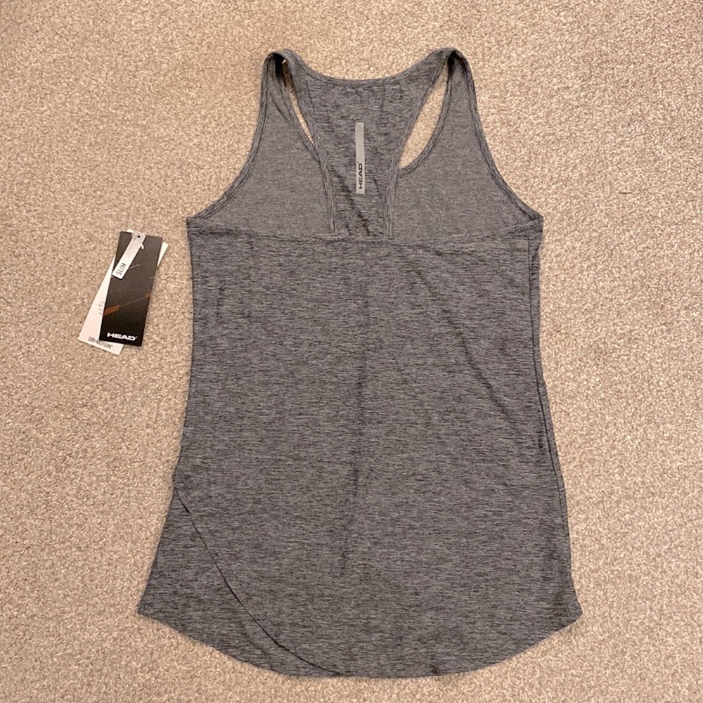 NWT Head Rally Tank- Black Heather - Picture 3 of 8